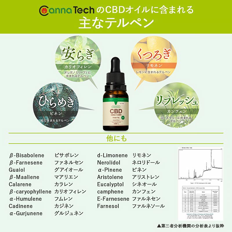 CBD+CBG+CBN オイル 10g 12% (CBD600mg CBG400mg CBN200mg)